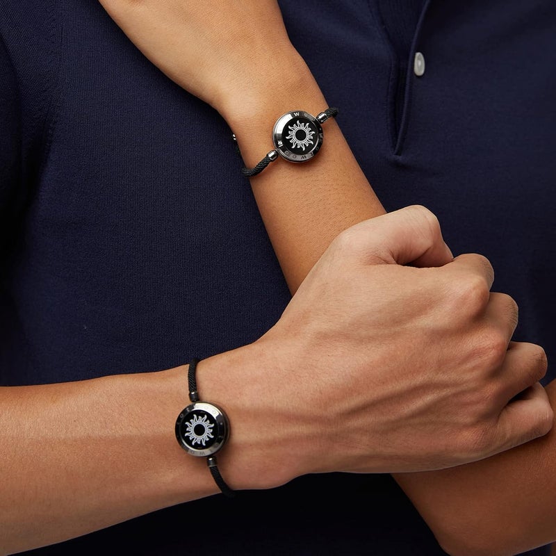 totwoo Long Distance Touch Bracelets for Couples, Smart Light & Vibration Love Jewelry, Long Distance Valentines Day Gifts for Him Her Women Men, One-to-One Bluetooth Pairing via App - Image 5